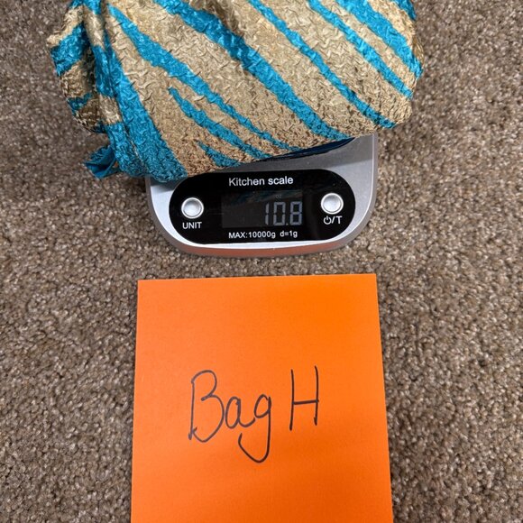 Chico's By Travelers Rev Crushed Zebra Duster Womens 3 Turquoise Gold Open Front - Picture 15 of 15